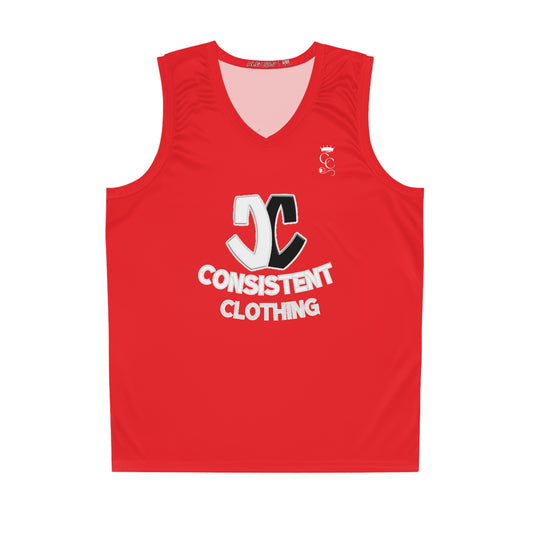 Basketball Jersey (Red/Black/White)