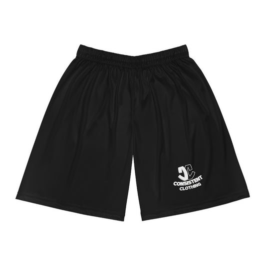 Basketball Shorts (Black/White)