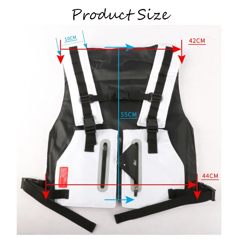 2024 Reflective Streetwear Tactical Vest