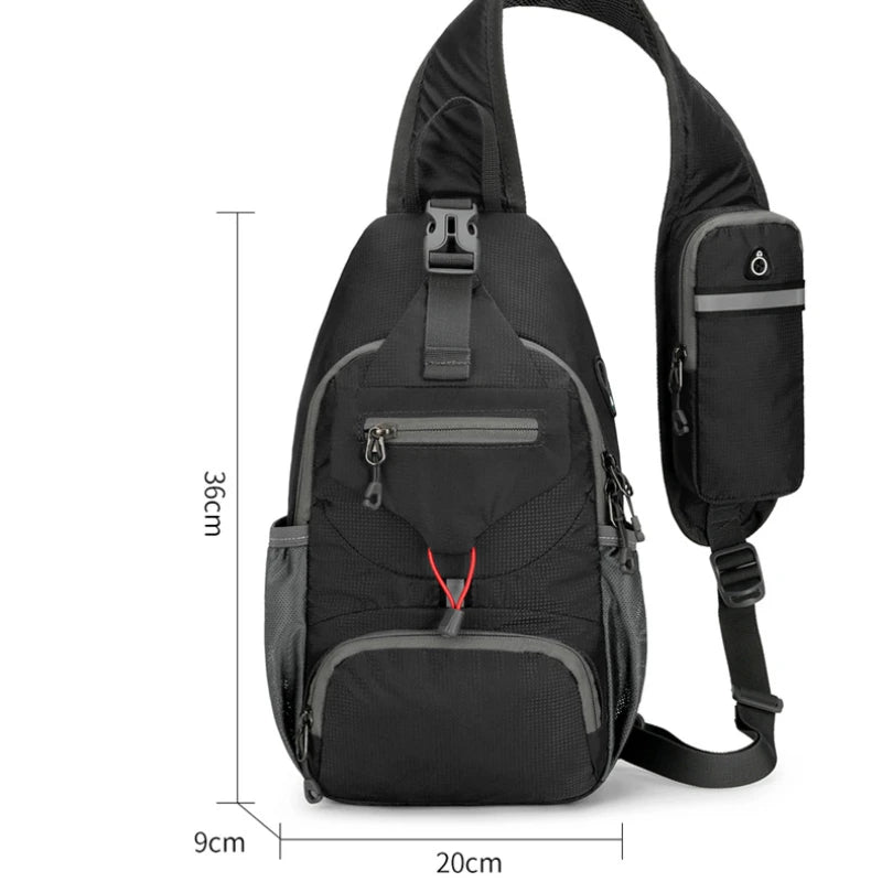 Anti-Theft Waterproof Shoulder Backpack Crossbody Bag